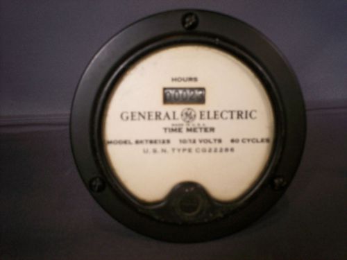 General Electric 8KT8E125 12v time meter