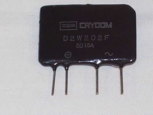 Crydom D2W202F Solid State Relay - 3-34VDC Ctrl, 24-280VAC Out @ 2A - New