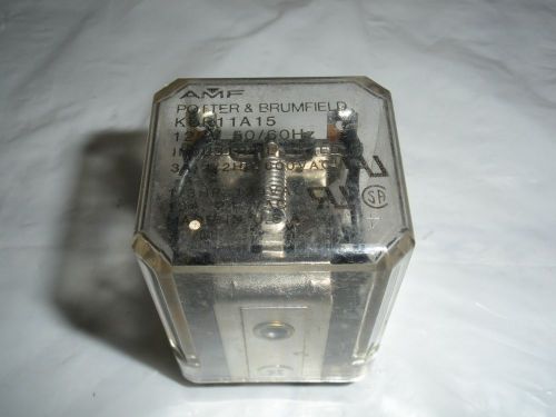 AMF Potter Brumfield KUP11A15 240 VAC Relay Switch Electric AC USA TWOWAY Radio