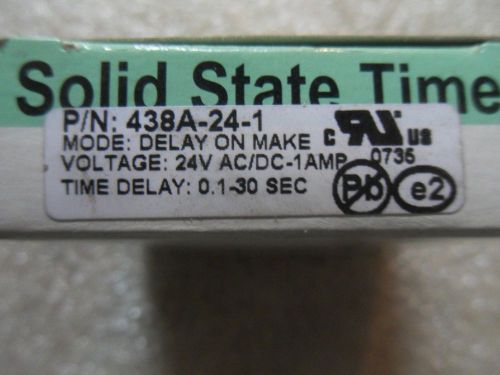 (RR13-5) 1 USED ARTISAN CONTROLS 438A-24-1 SOLID STATE TIMER