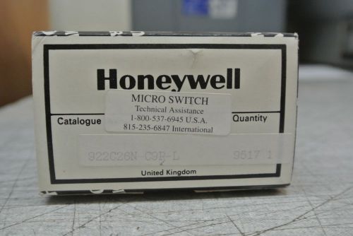 HONEYWELL MICROSWITCH 922C26N-C9P-L