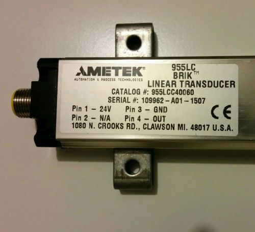 955LC 955 Ametek Brik linear transducer 955LC40060 automation process slide