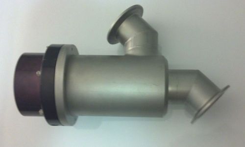 Hps mks 160 series 162-0040k inline vacuum bellows valve iso flange for sale