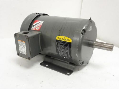147572 used, baldor m3615t ac motor 5hp 208-230/460v 1750rpm 3ph 15.4-14.20/7.1 for sale