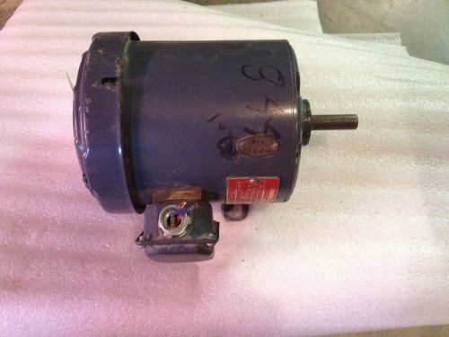Ge electric motor, model 5k42fg2561, 1/4 hp, 1140 rpm, 56 frame, 3 phase,  used for sale