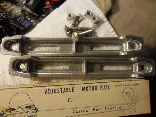 Vintage Sears Craftsman 2266 adjustable motor rail,in box,10&#034;,mounting bolts