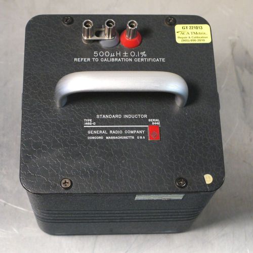 General Radio 1482-D Inductor Standard 500uH +/- 0.1%