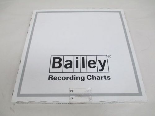 LOT 100 NEW BAILEY 52500811 CIRCULAR CHART RECORDER PAPER D213654