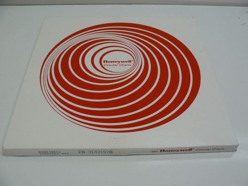 New honeywell 24001664-002 circular charts pn-31431920 box of 100 for sale