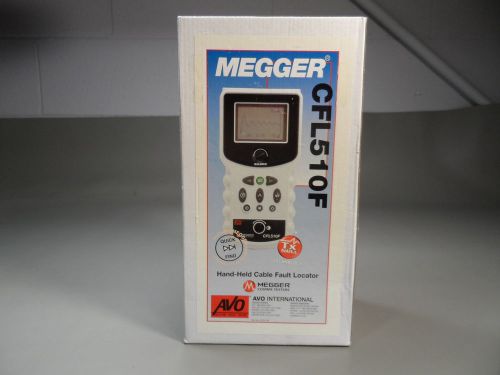 (1x) new - megger avo international, cfl510f hand-held cable fault locator for sale