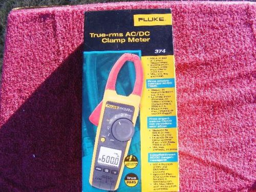 Fluke 374 *brand new!* true rms &#034;new-style&#034; clamp meter! for sale