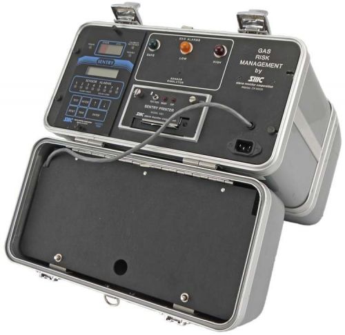 Smc sentry 5000-08 8-channel gas risk management demo system w/5301 printer for sale