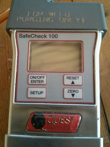 Quest technologies safecheck 100