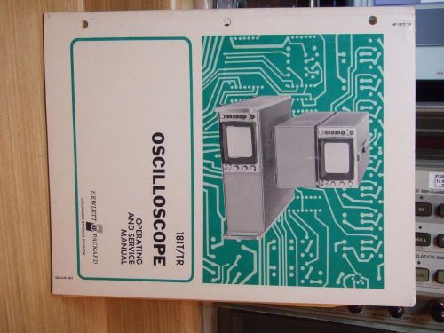 HP 181T 181TR Oscilloscope Operating and service manual