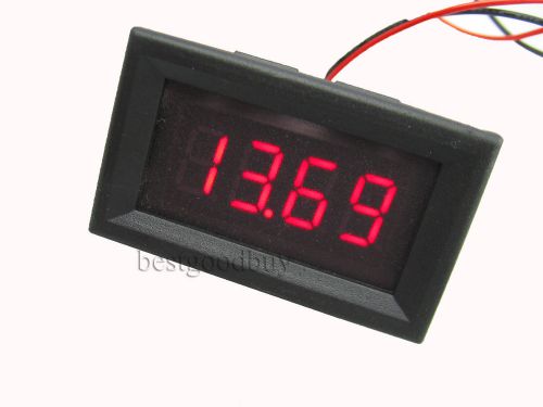 4 digit 0.36&#039; DC4.50V-30.00V red LED 2-wire digital voltmeter Voltage measuring