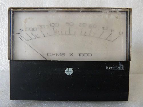 Modutec ohms x 1000 meter for sale