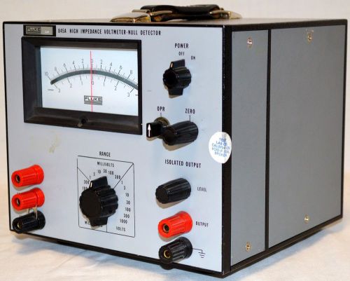 Fluke 845A High Impedance Voltmeter Null Detector