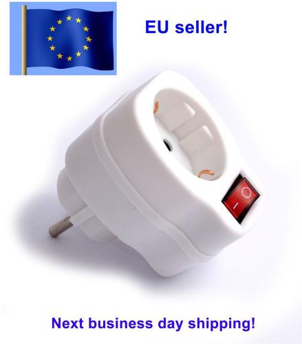 On/off power socket switch with 220v with eu european plug 235v wall w neon lamp for sale