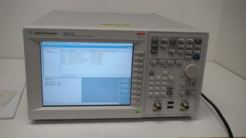 Agilent e6601a  wireless communications test set (380 to 2700 mhz) with options for sale