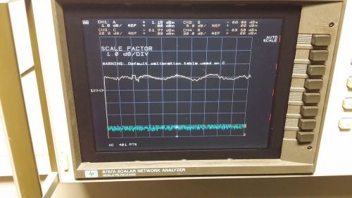 HP 8757A NETWORK ANALYZER w/LCD DISPLAY