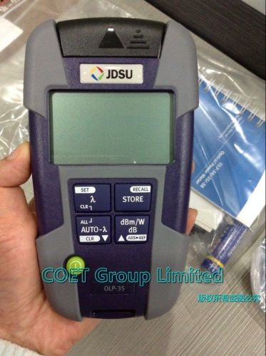 Jdsu olp-35 optical power meter / ingaas w/usb, model:2302/12 for sale