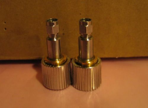 Amphenol apc-7 7mm to sma male adapters pair for sale