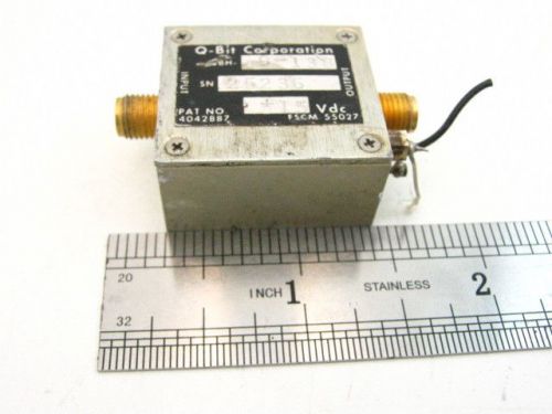 Q-BIT  9-133  Microwave power Amplifier 10-60  MHz 2dBm 22dB TESTED