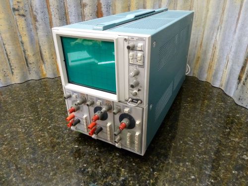 Tektronix 5115 storage oscilliscope 2-5a19n 1-5b10n amplifiers being sold as-is for sale