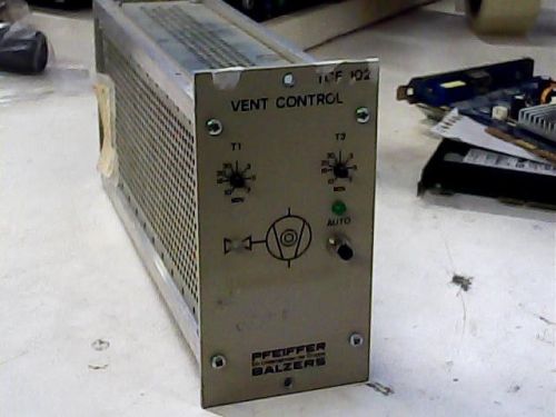 Pfeiffer Balzers TCF 102 Vent Control Plug in Module