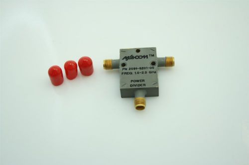 MACOM 2-Way RF Microwave Power Divider 1-2 GHz  SMA  TESTED