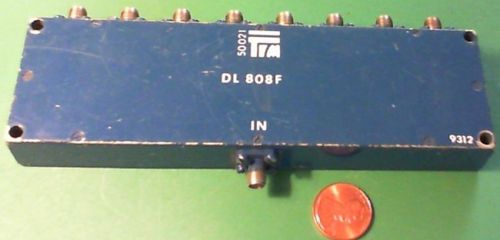 Technical research, dl808f  broadband 8-way power divider 20 mhz - 2 ghz for sale