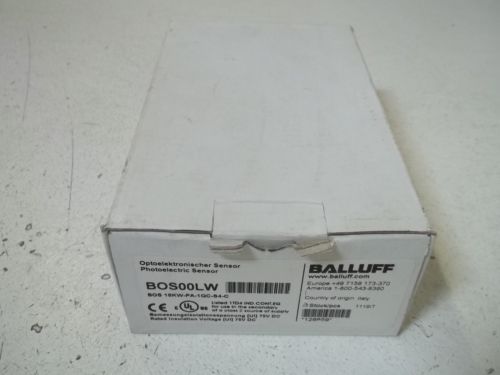 LOT OF 3 BALLUFF BOS 18KW-PA-1QC-S4-C PHOTOELECTRIC SENSOR *NEW IN A BOX*