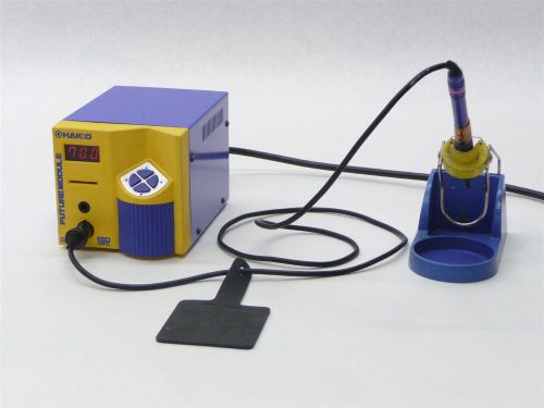 Hakko future module fm-202 200-450*c esd soldering station w/iron stand tip pad for sale