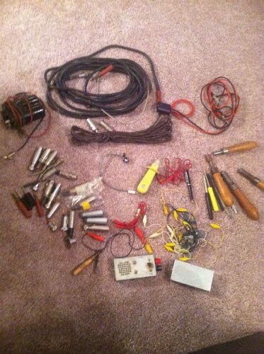 Electrical Testing Repair Supply Lot Cannon Mic Aligator Clips