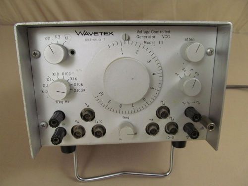 Wavetek Voltage Controlled Generator VCG Function Generator