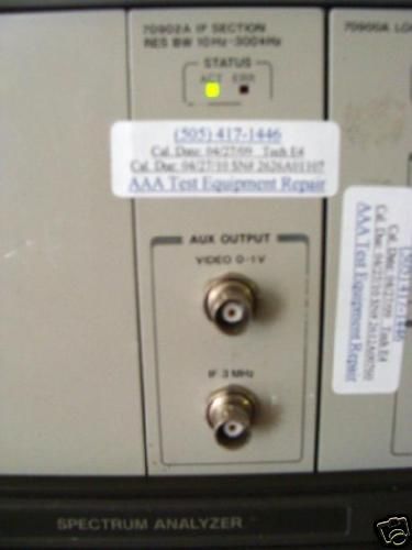 HP - AGILENT 70902A 10Hz-300kHz IF SECTION PLUG IN.