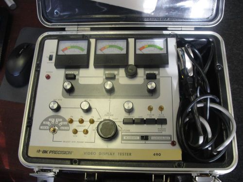 BK Precision Video Display Tester 490 With Accessories *** Look