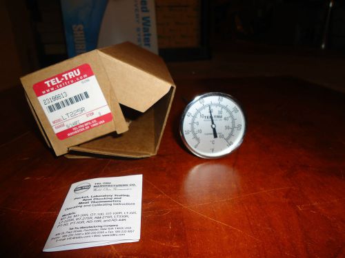 TEL-TRU, THERMOMETER 2&#034; DIAL WITH 8&#034; STEM, 0 TO 140F CAT#LT225R, 100% NEW