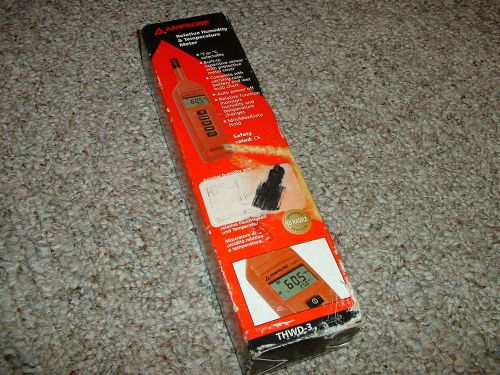 Amprobe THWD-3 Relative Humidity Temperature Meter, New!