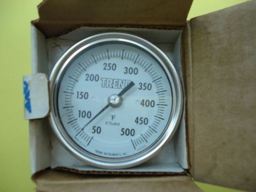 Thermometer  model 30   bi-metal  conn 1/2 npt   range 50/500   stem - 6&#034;  trend for sale