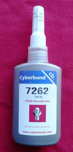 CYBERBOND TITAN THREADLOCKER 7262,  50ml bottle