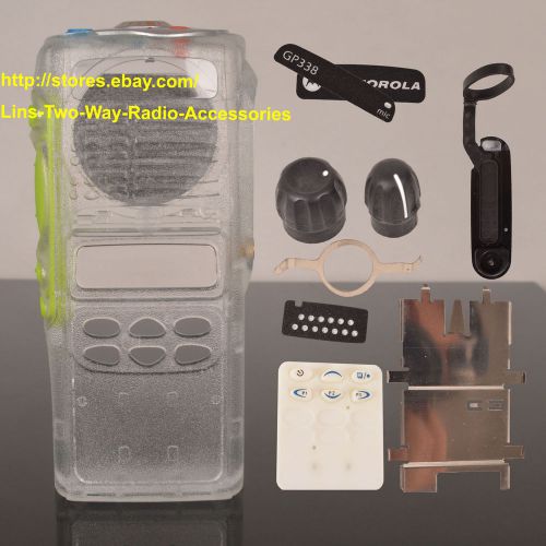 Clear Transparent replacement Case Housing For Motorola GP338 (limited keypad)