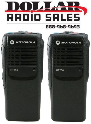 2 New Refurbished Front Housing For Motorola HT750 16CH Two Way Radios 