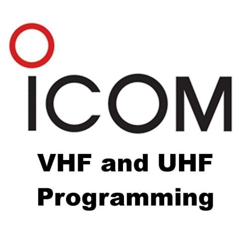 Icom VHF/UHF Programming - Most Land Mobile Radios Commercial models