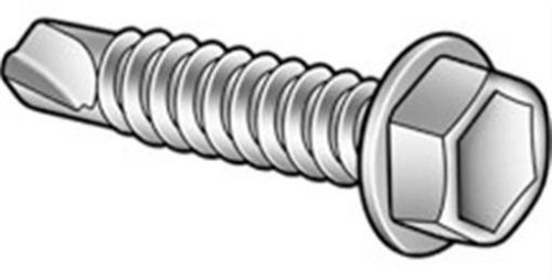 #10x3/4 sheet metal screw unslot hex washer hd self drill #3 pt zinc pk 200 for sale