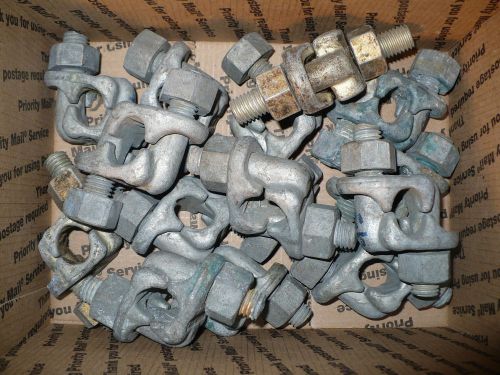 Lot of 14 - Wire Cable Clamps 9/16&#034;