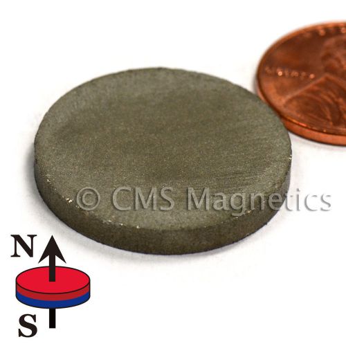 SmCo Disk Magnet Dia 1x1/4&#034; Samarium Cobalt Magnets 572 F Temperature 50 PC