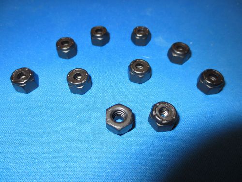 20 black 1/4-20 nylon lock nuts