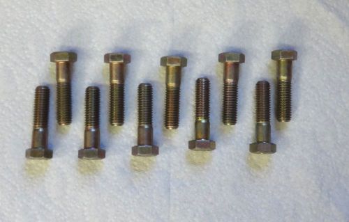 20 each 1/2-13 x 2&#034; grade 8 plated hex bolts new for sale