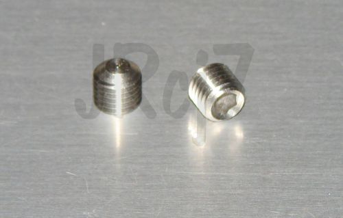 (x2pcs) m8 x 1.0 x 8mm socket set screw stud ss stainless for sale